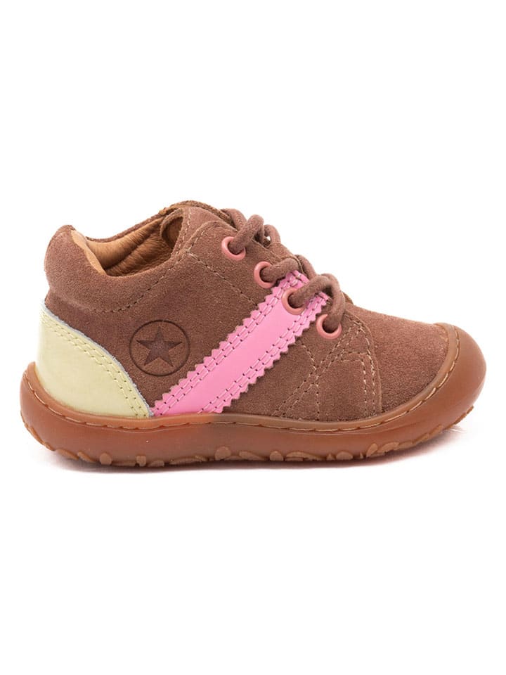 Tenisky bisgaard Hellbraun 593363 Leder-Barfußschuhe "Hale" in Hellbraun - 2