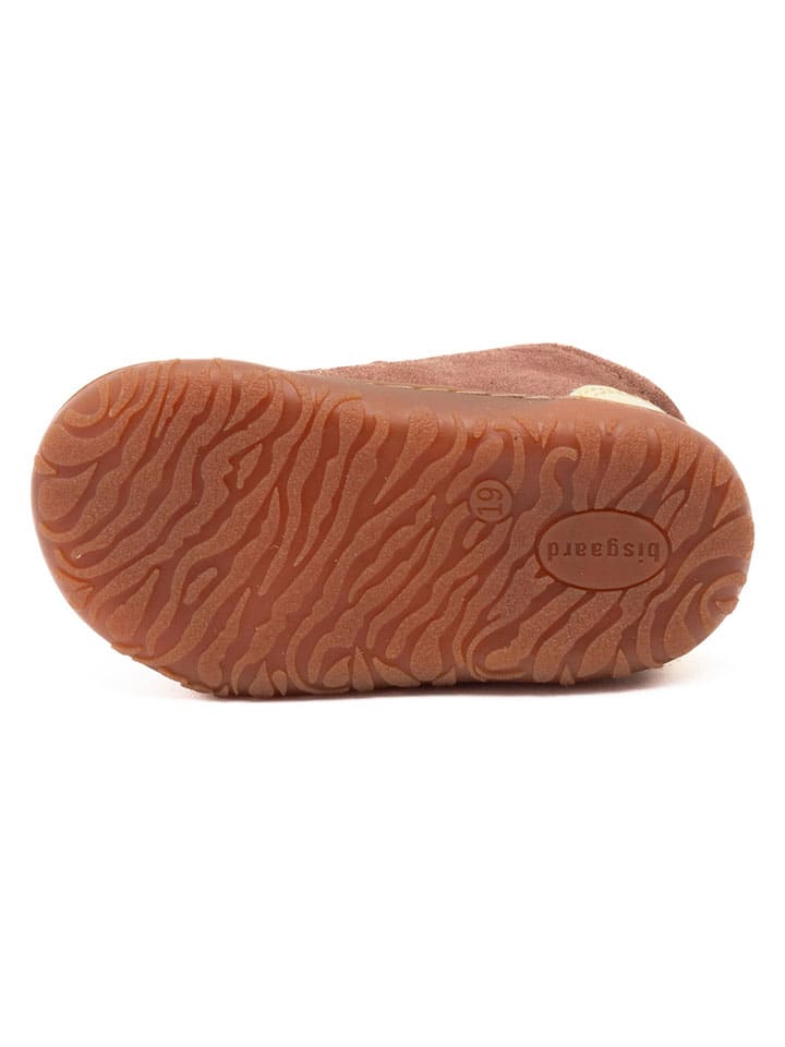 Tenisky bisgaard Hellbraun 593363 Leder-Barfußschuhe "Hale" in Hellbraun - 5