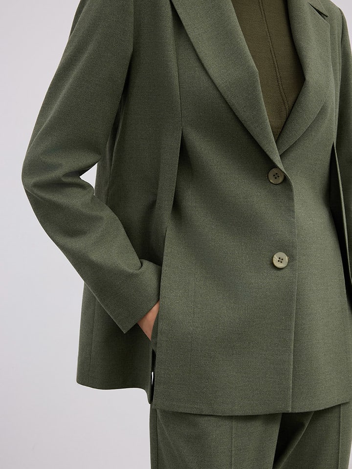 Dámska bunda BGN Khaki 651483 Blazer in Khaki - 5