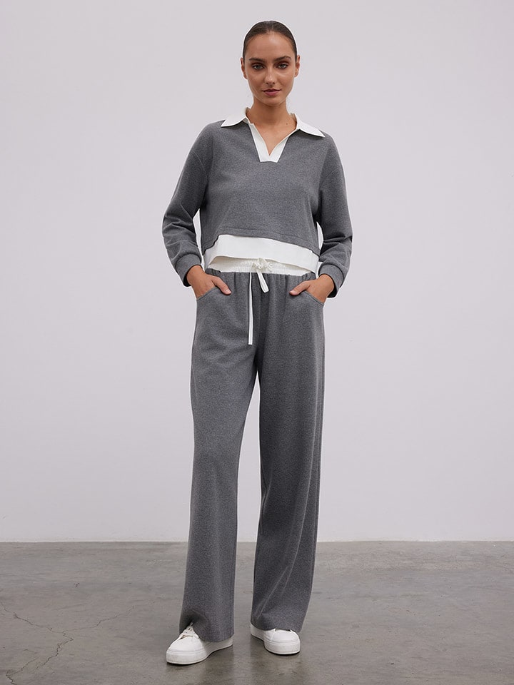 Nohavice BGN Grau 7464875 Hose in Grau - 1