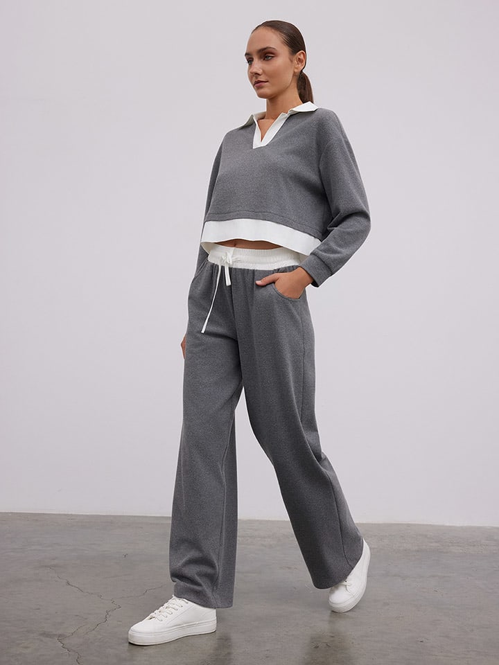 Nohavice BGN Grau 7464875 Hose in Grau - 2