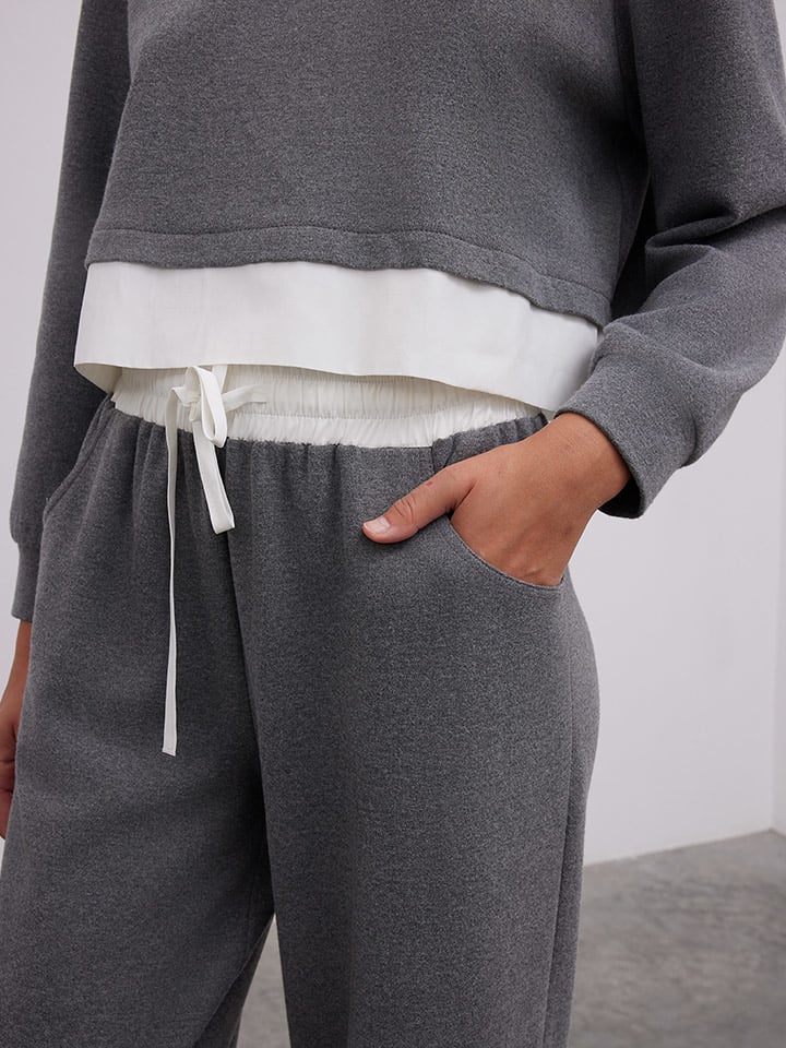Nohavice BGN Grau 7464875 Hose in Grau - 5
