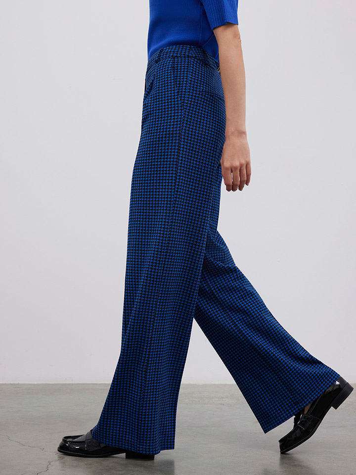 Nohavice BGN Blau/ Schwarz 3011085 Hose in Blau/ Schwarz - 3