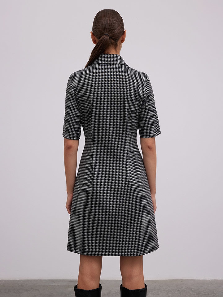 Šaty BGN Schwarz/ Grau 9964865 Kleid in Schwarz/ Grau - 4