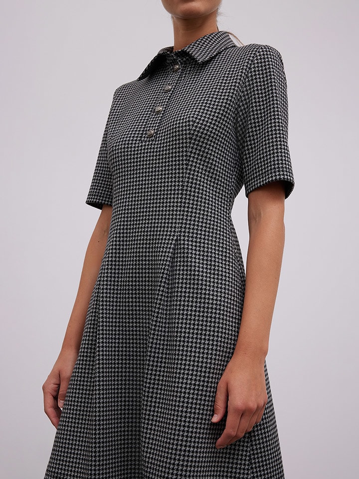 Šaty BGN Schwarz/ Grau 9964865 Kleid in Schwarz/ Grau - 5