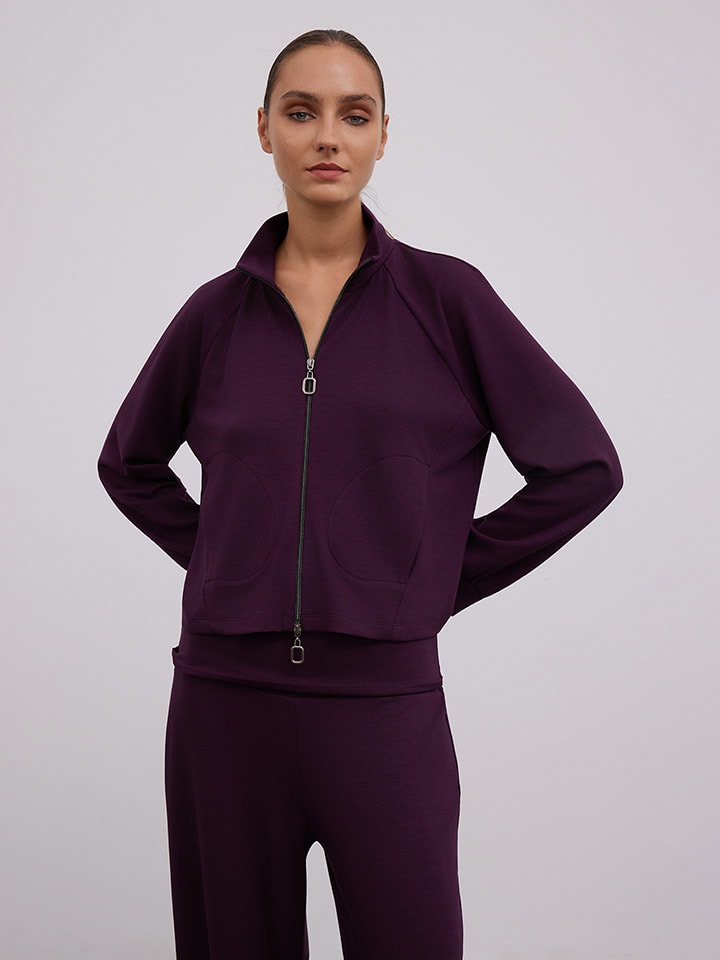 Mikina BGN Lila 1679090 Sweatjacke in Lila - 1