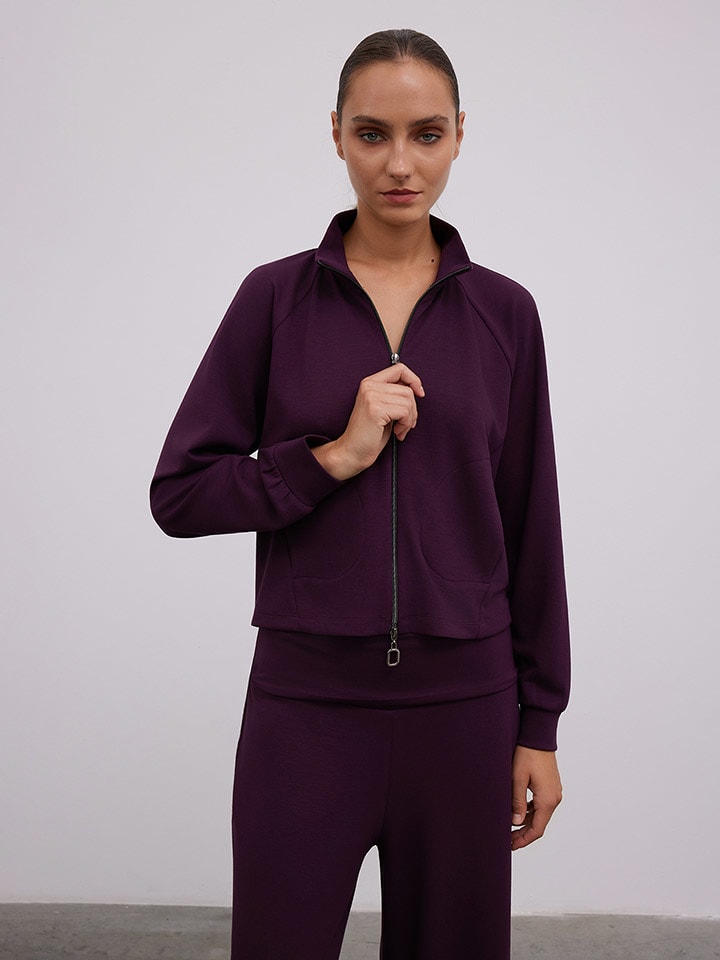 Mikina BGN Lila 1679090 Sweatjacke in Lila - 2