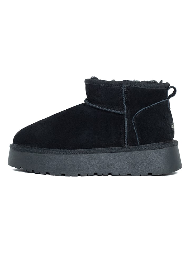 Topánky NICEBAY Schwarz 7241857 Leder-Winterboots "Mina" in Schwarz - 2