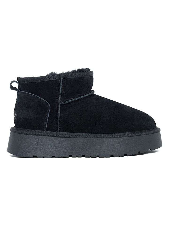 Topánky NICEBAY Schwarz 7241857 Leder-Winterboots "Mina" in Schwarz - 3