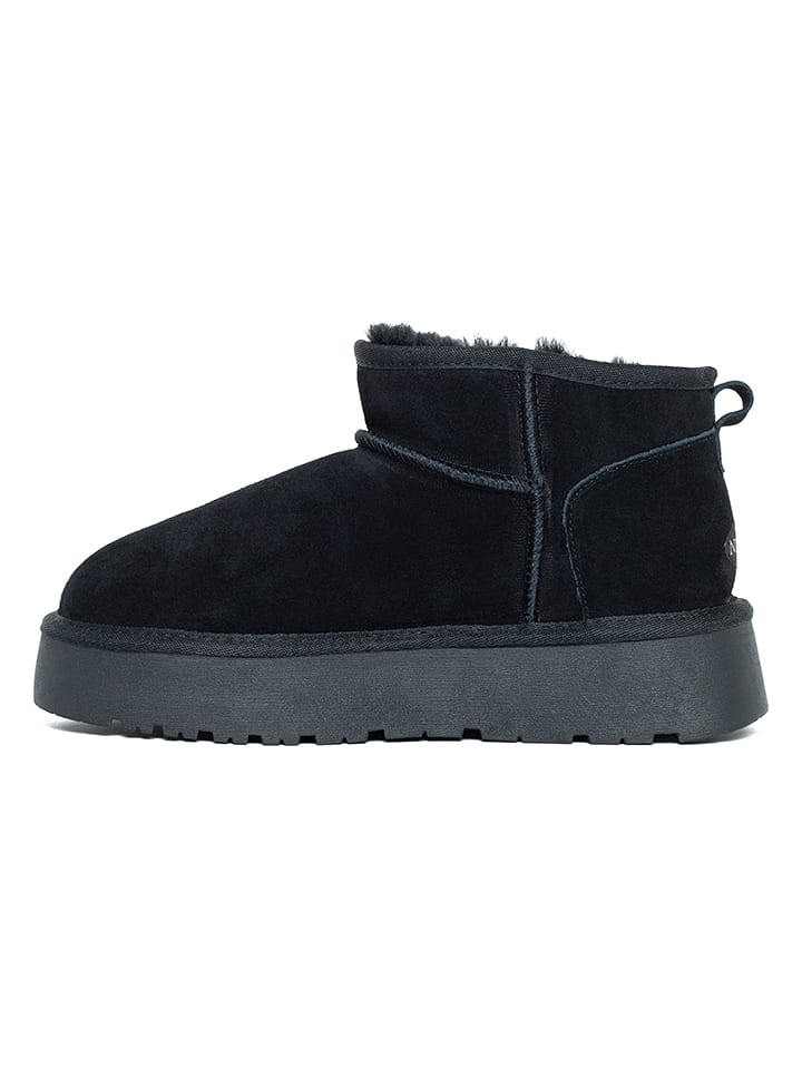 Topánky NICEBAY Schwarz 7241857 Leder-Winterboots "Mina" in Schwarz - 4