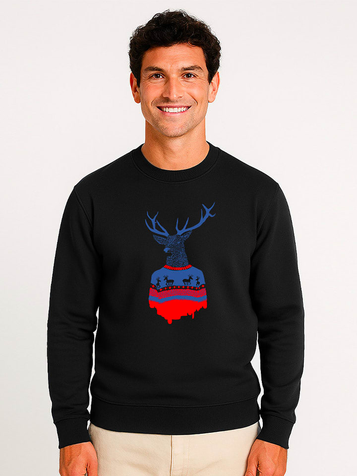Mikina WOOOP Schwarz 7116629 Sweatshirt in Schwarz - 1