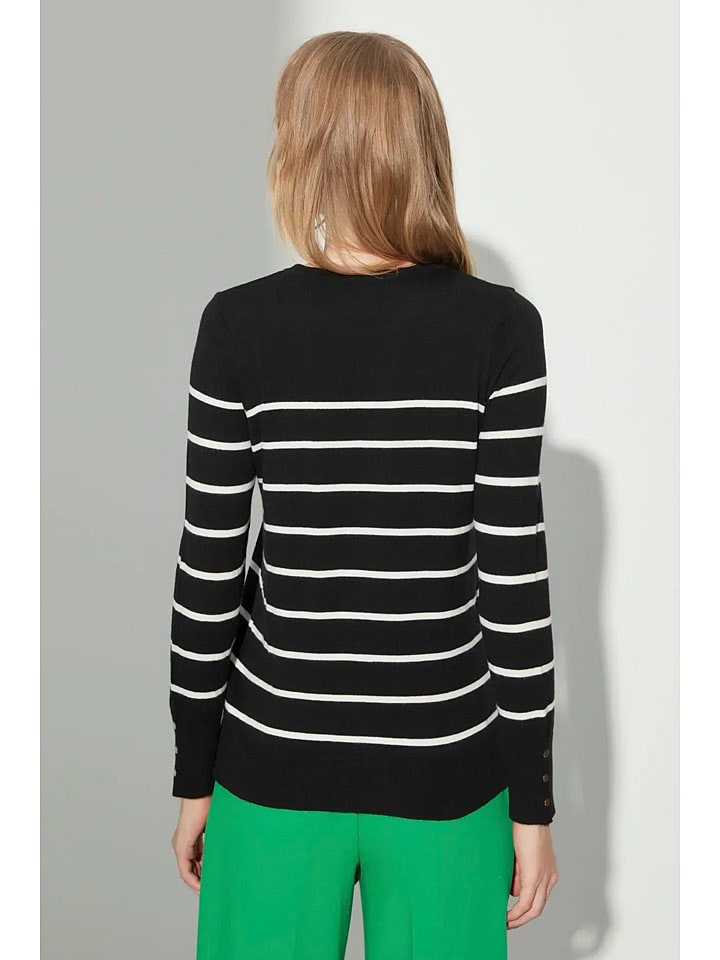 Sveter trendyol Schwarz/ Weiß 7831474 Pullover in Schwarz/ Weiß - 2