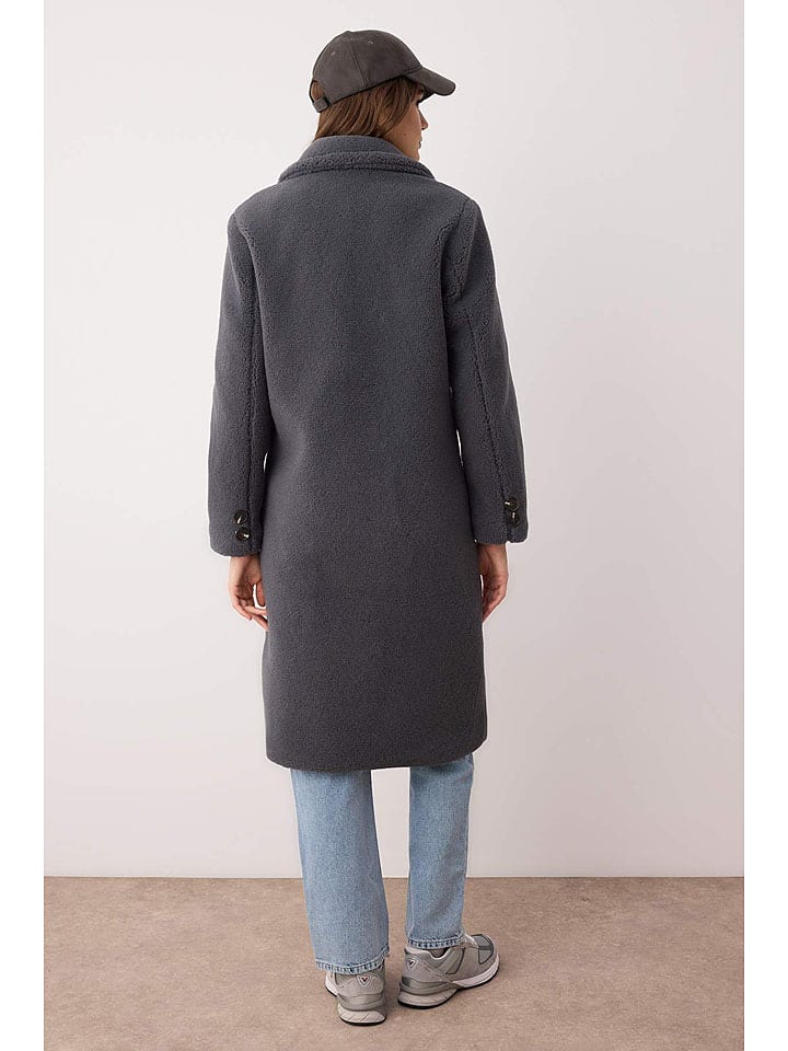 Dámska bunda trendyol Anthrazit 4512988 Teddymantel in Anthrazit - 3