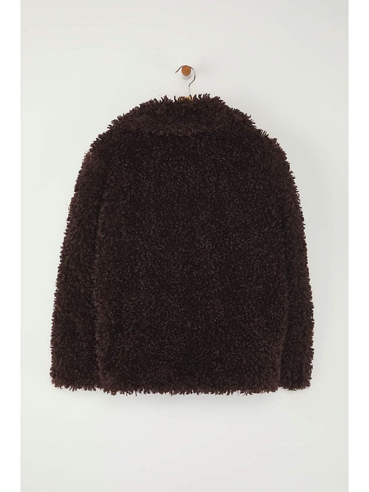 Dámska bunda trendyol Dunkelbraun 4998592 Teddyjacke in Dunkelbraun - 3