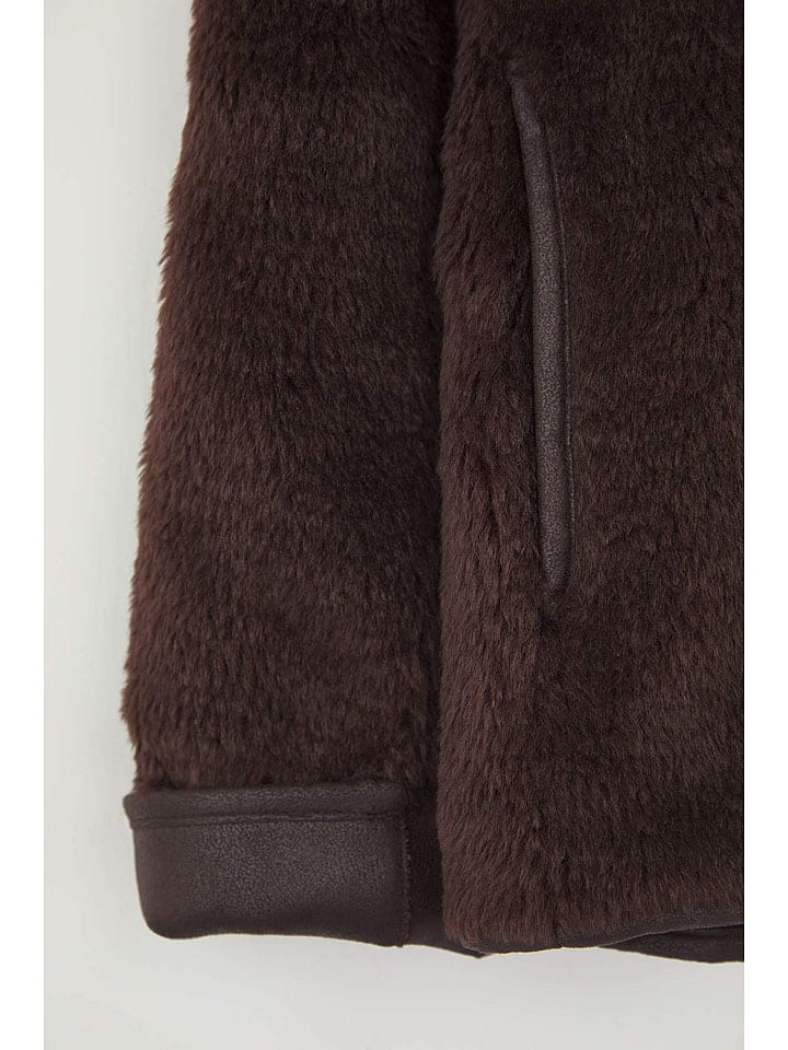 Dámska bunda trendyol Dunkelbraun 6450905 Teddyjacke in Dunkelbraun - 2