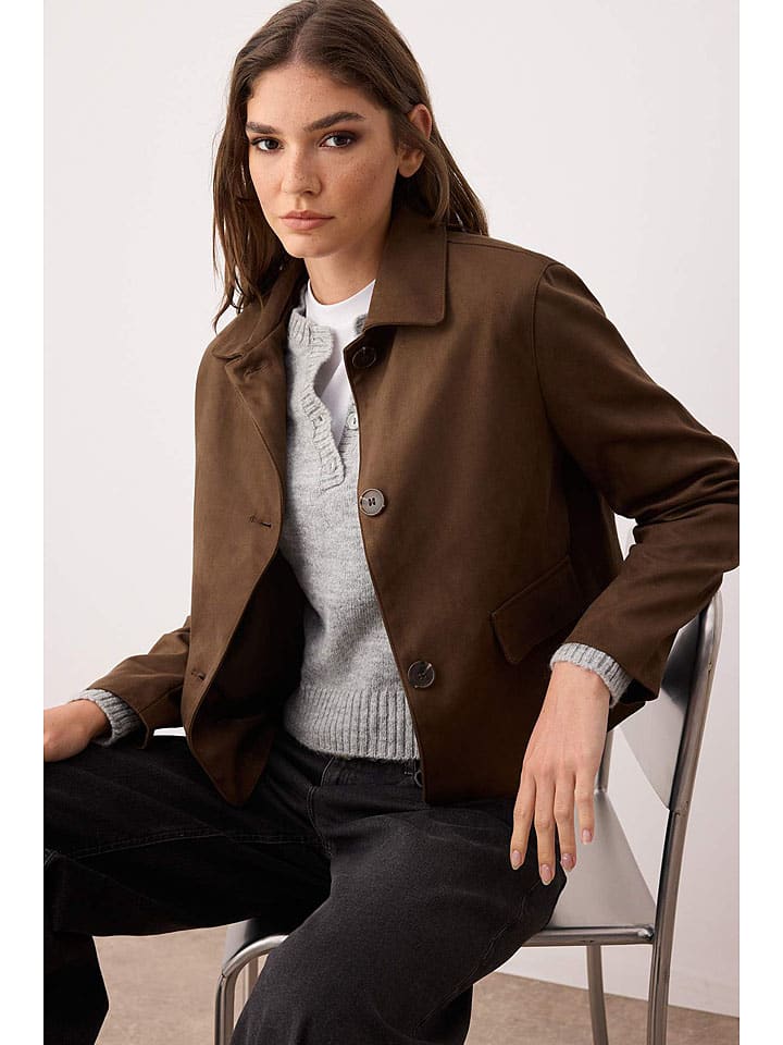 Bunda trendyol Dunkelbraun 153004
