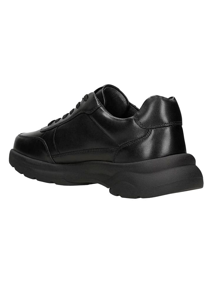 Tenisky Wojas Schwarz 2241764 Leder-Sneakers in Schwarz - 3