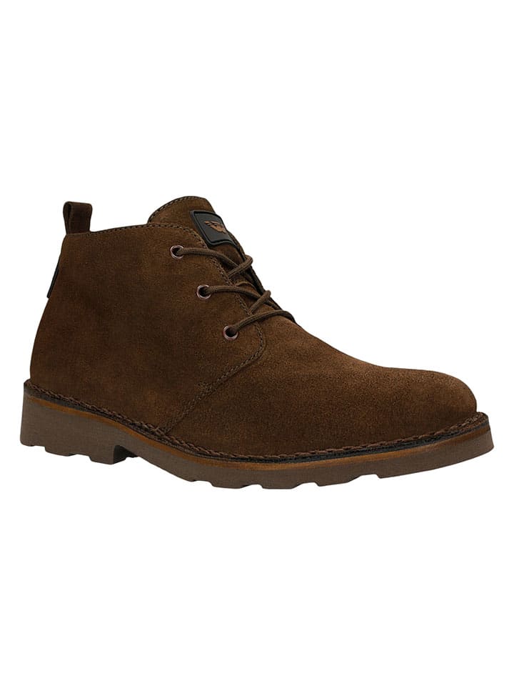 Topánky Wojas Braun 7733721 Leder-Schnürschuhe in Braun - 1