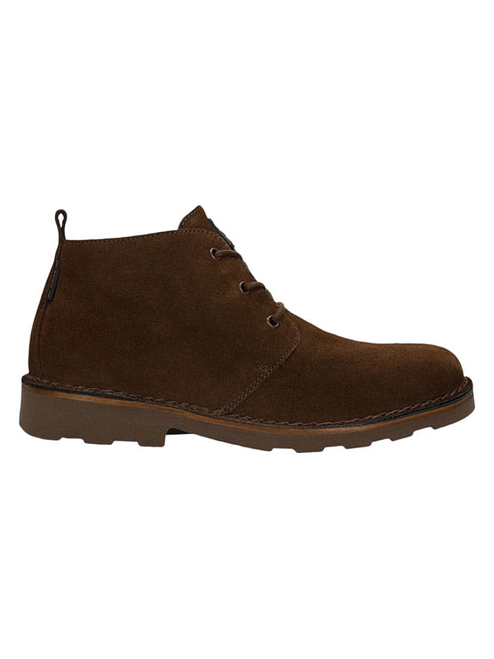 Topánky Wojas Braun 7733721 Leder-Schnürschuhe in Braun - 2