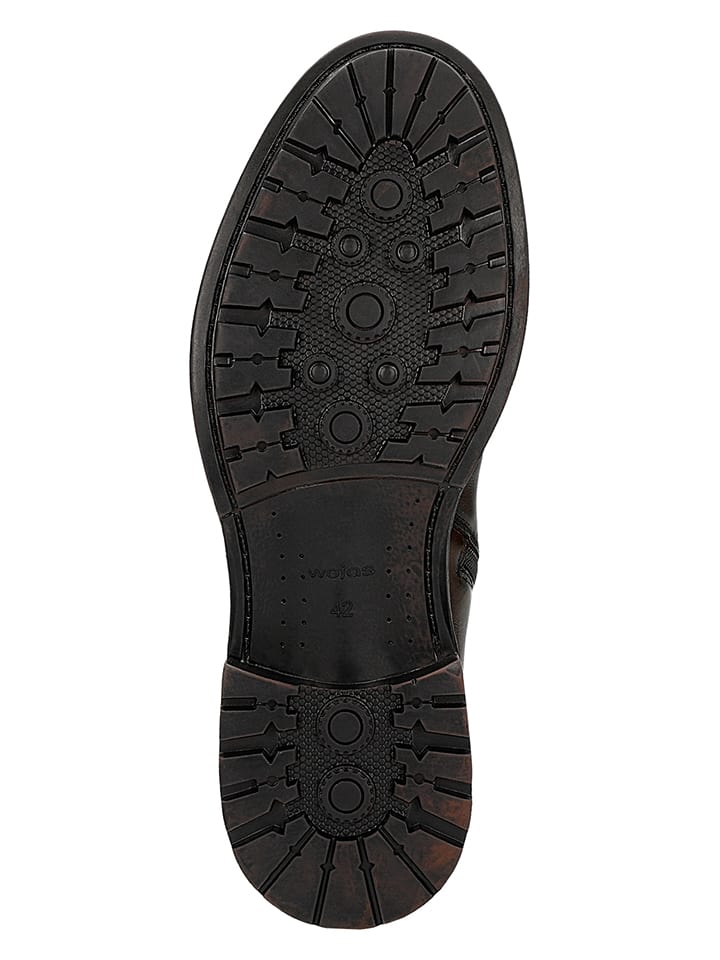 Topánky Wojas Braun 473116 Leder-Boots in Braun - 5