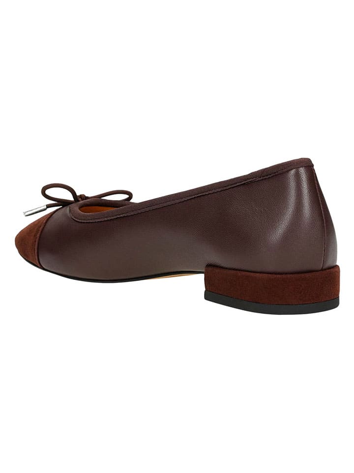 Wojas Bordeaux 844883 Leder-Ballerinas in Bordeaux - 3