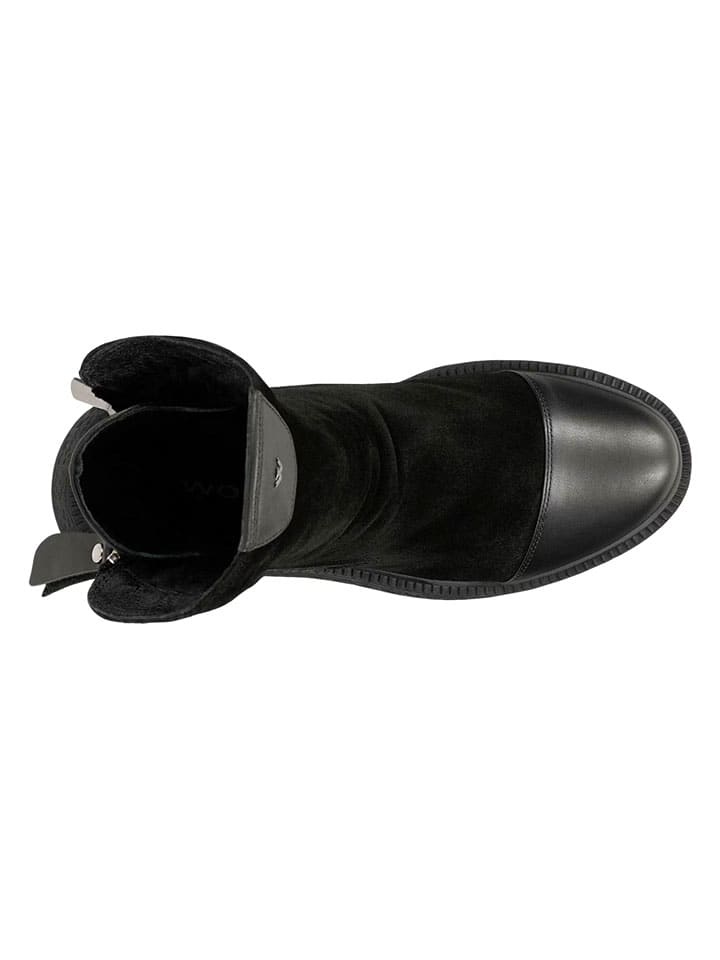Topánky Wojas Schwarz 5767575 Leder-Boots in Schwarz - 4