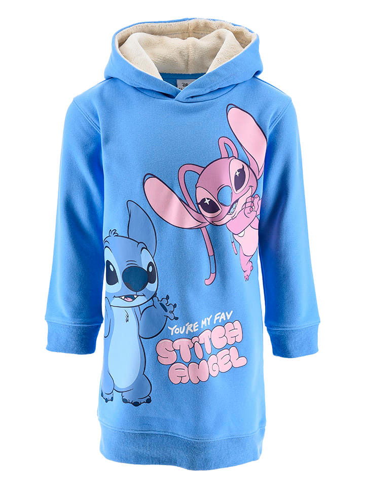 Lilo & Stitch Hellblau 392562 Hoodiekleid "Lilo & Stitch" in Hellblau - 1