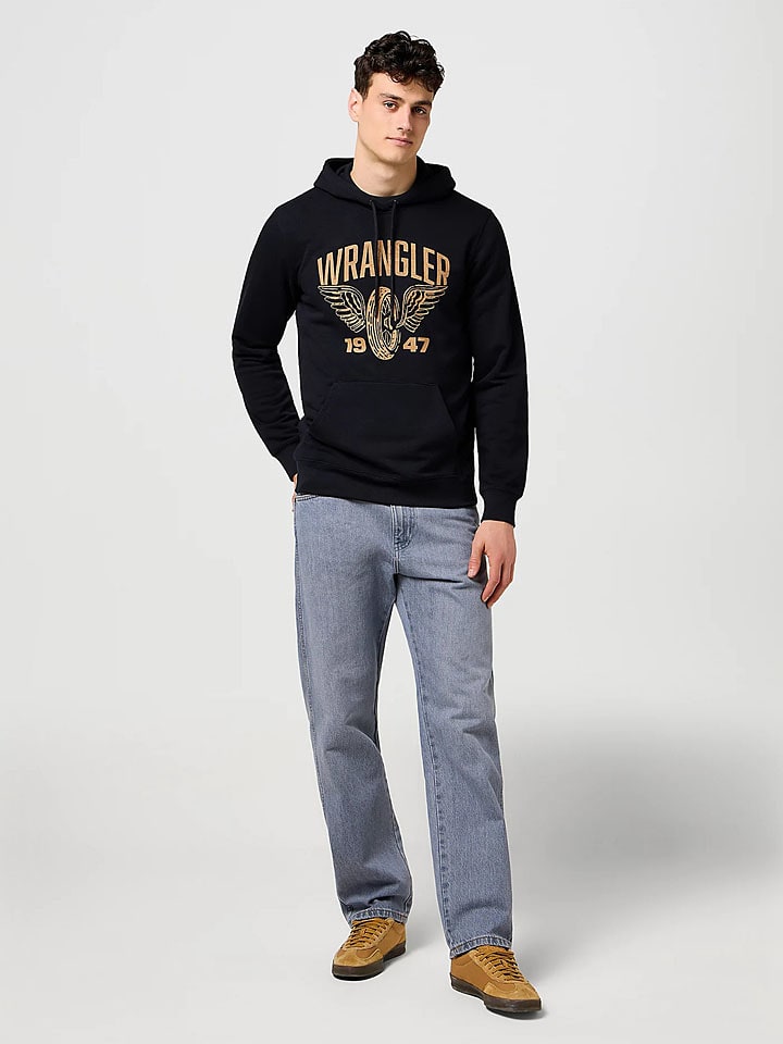 Mikina Wrangler Dunkelblau 2733677 Hoodie "Americana" in Dunkelblau - 3