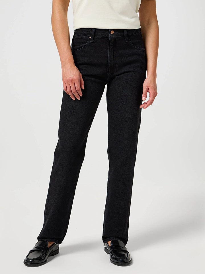 Dámske rifle Wrangler Schwarz 9520225 Jeans "Sunset" - Regular fit - in Schwarz - 1