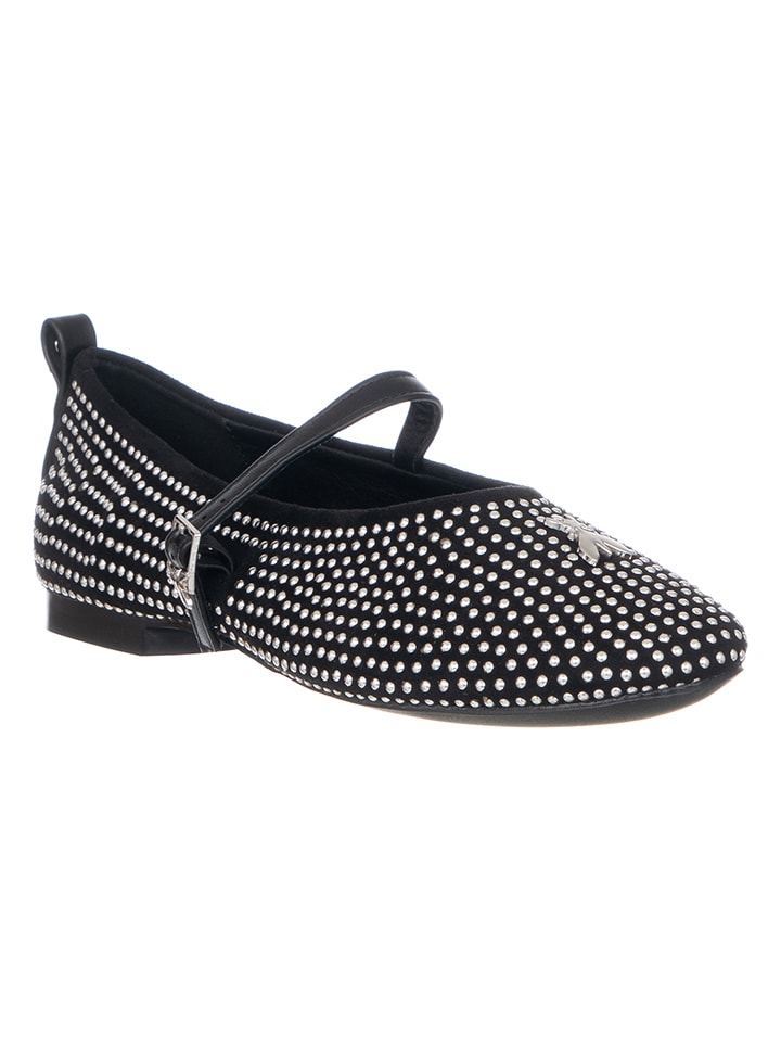 Patrizia Pepe Schwarz 4870705 Spangenballerinas in Schwarz - 2