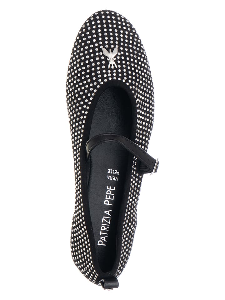 Patrizia Pepe Schwarz 4870705 Spangenballerinas in Schwarz - 4