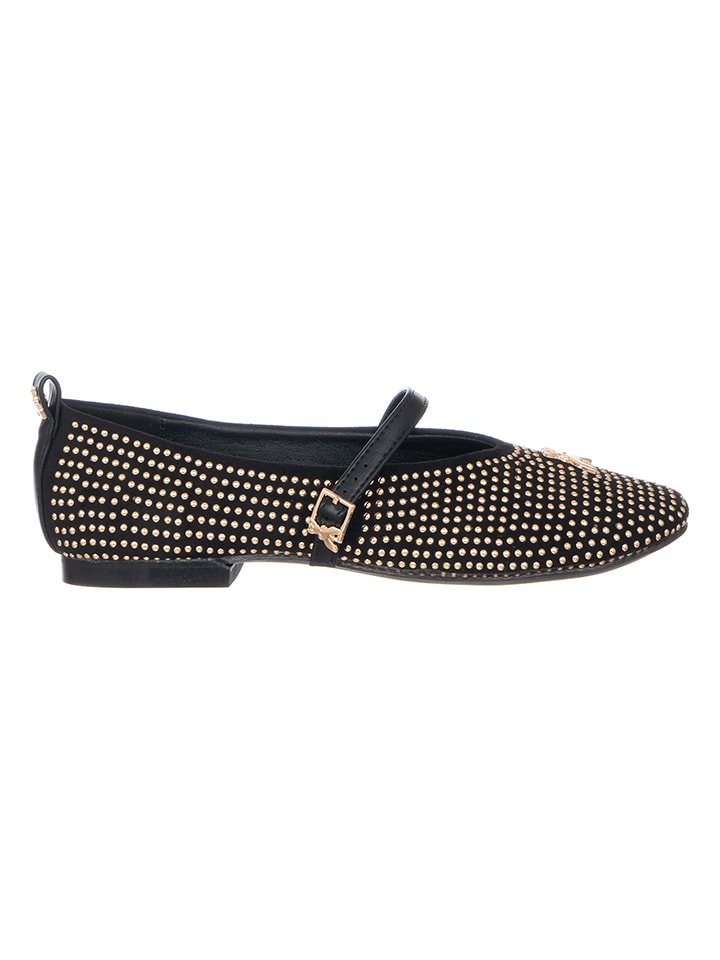 Patrizia Pepe Schwarz 3418971 Spangenballerinas in Schwarz - 1