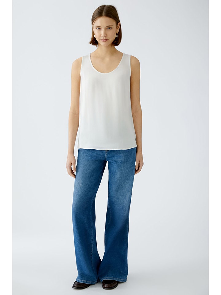 Oui Creme 4183387 Top in Creme - 1