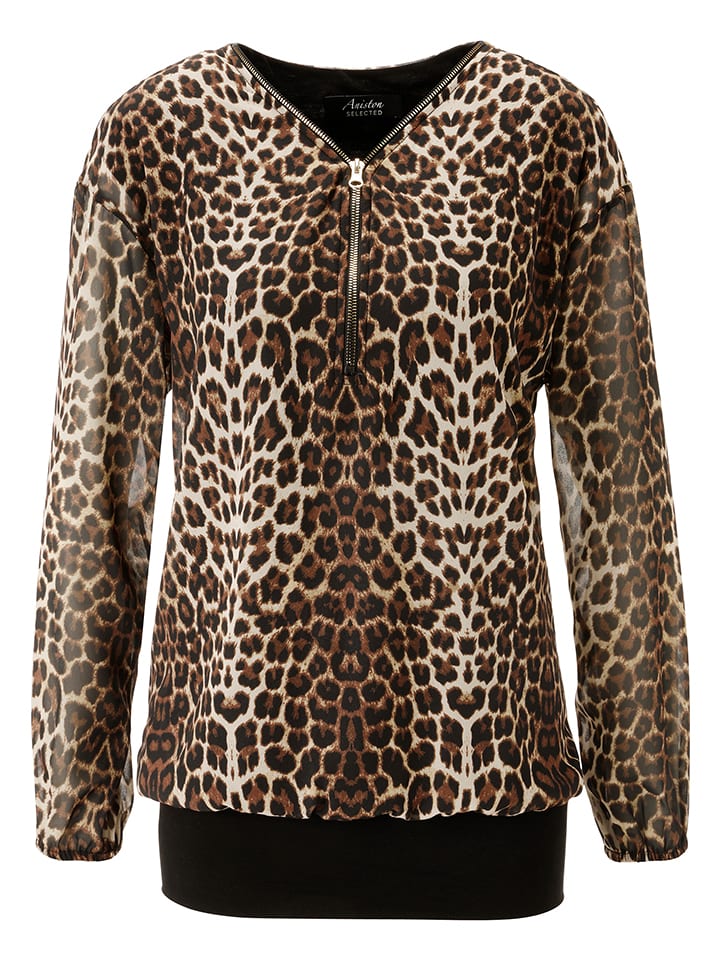 Aniston Braun/ Schwarz 2031875 Bluse in Braun/ Schwarz - 4
