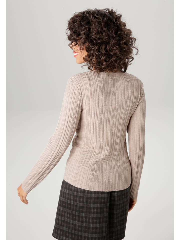 Sveter Aniston Taupe 4767963 Pullover in Taupe - 2