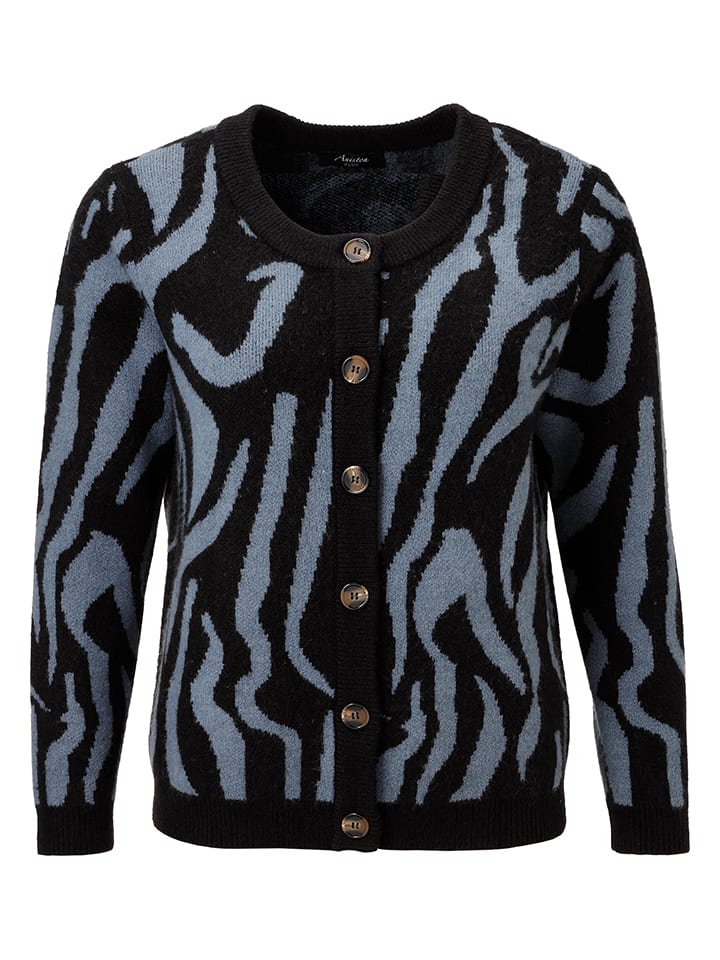 Sveter Aniston Schwarz( Blau 2266388 Cardigan in Schwarz( Blau - 3
