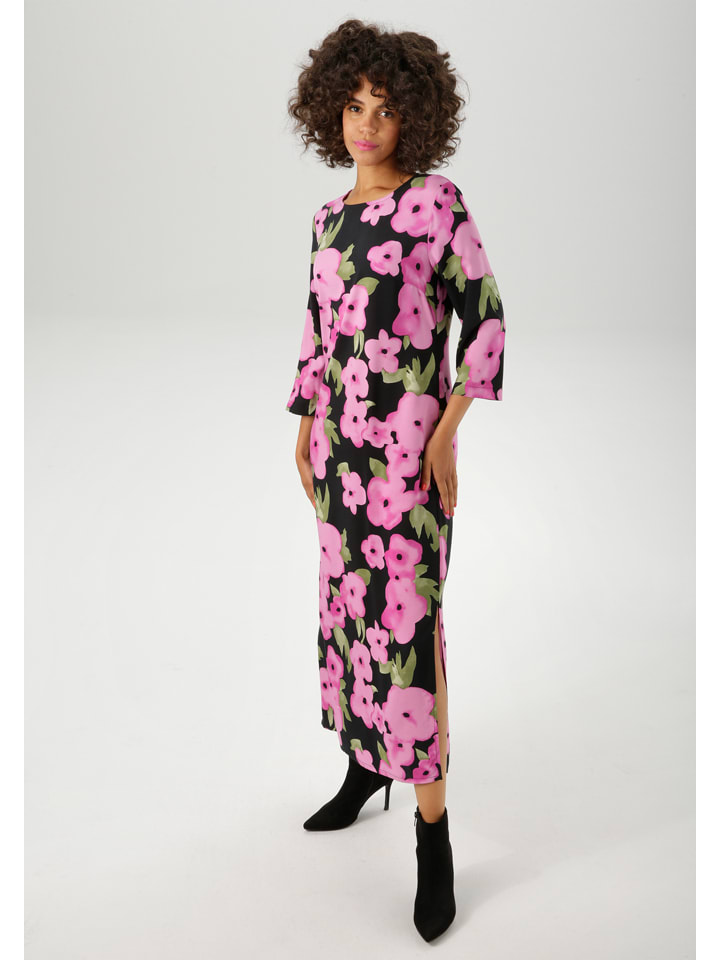 Šaty Aniston Schwarz/ Pink 3975426 Kleid in Schwarz/ Pink - 1