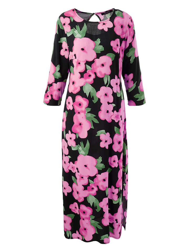 Šaty Aniston Schwarz/ Pink 3975426 Kleid in Schwarz/ Pink - 3