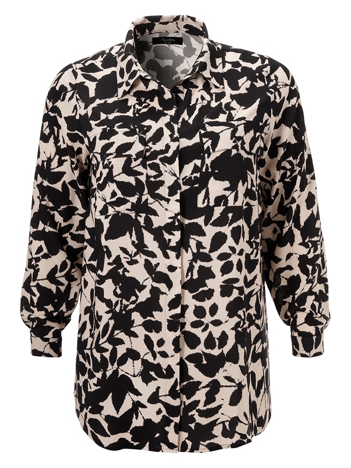 Aniston Schwarz/ Creme 5980789 Bluse in Schwarz/ Creme - 3