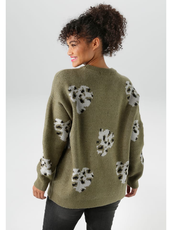 Sveter Aniston Khaki 9697777 Pullover in Khaki - 2