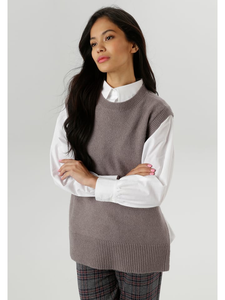 Sveter Aniston Grau 9667178 Pullunder in Grau - 1