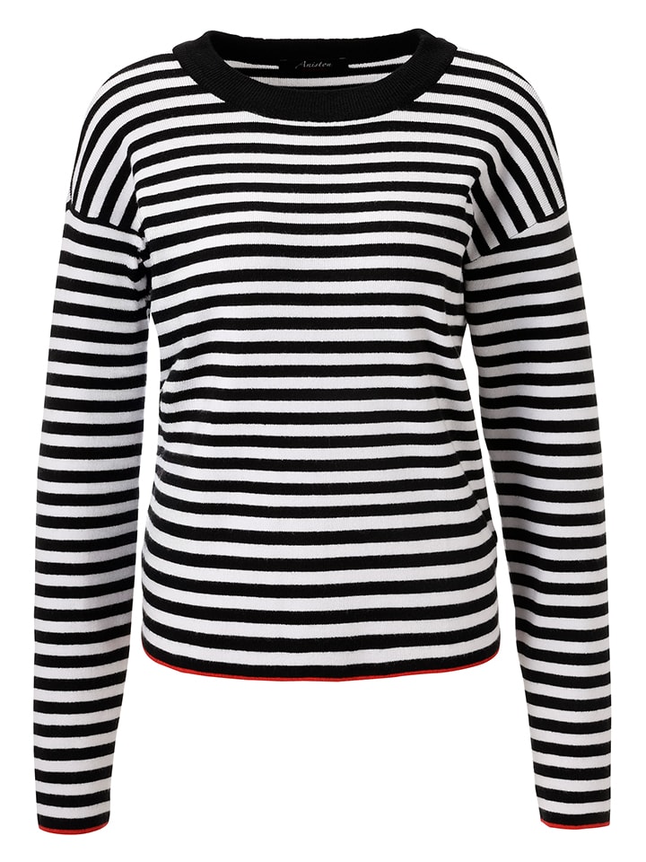 Sveter Aniston Schwarz/ Weiß 5041102 Pullover in Schwarz/ Weiß - 3