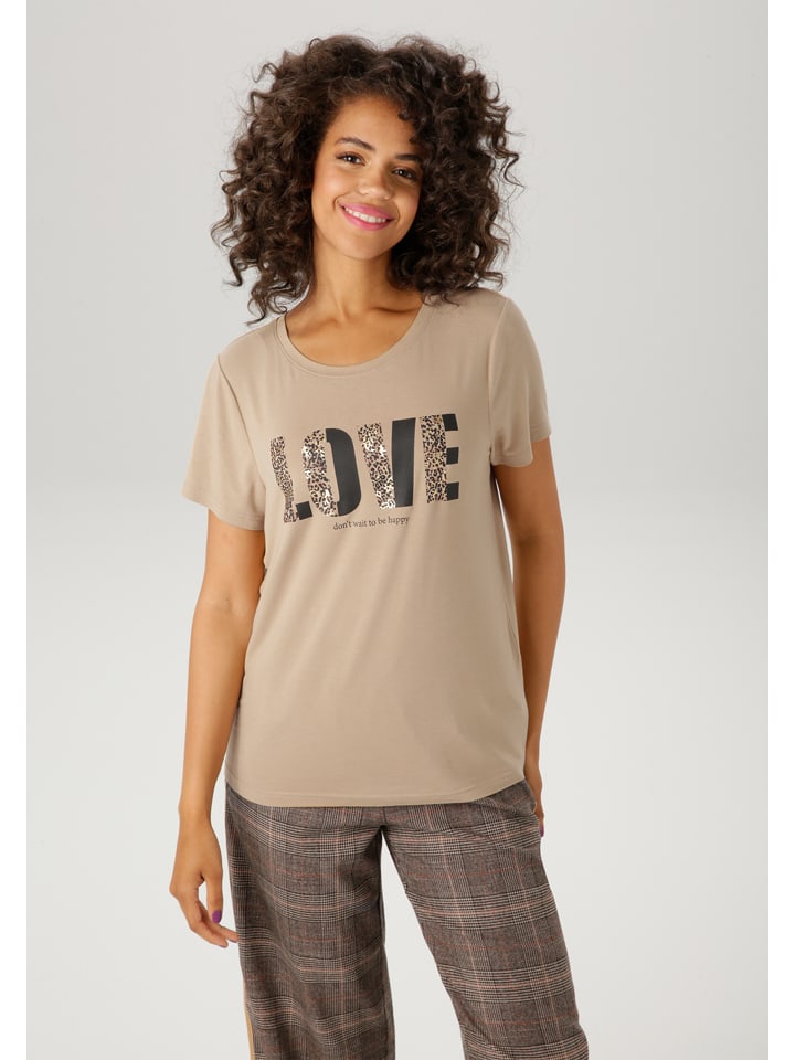 Tričko Aniston Beige 1134875 Shirt in Beige - 1