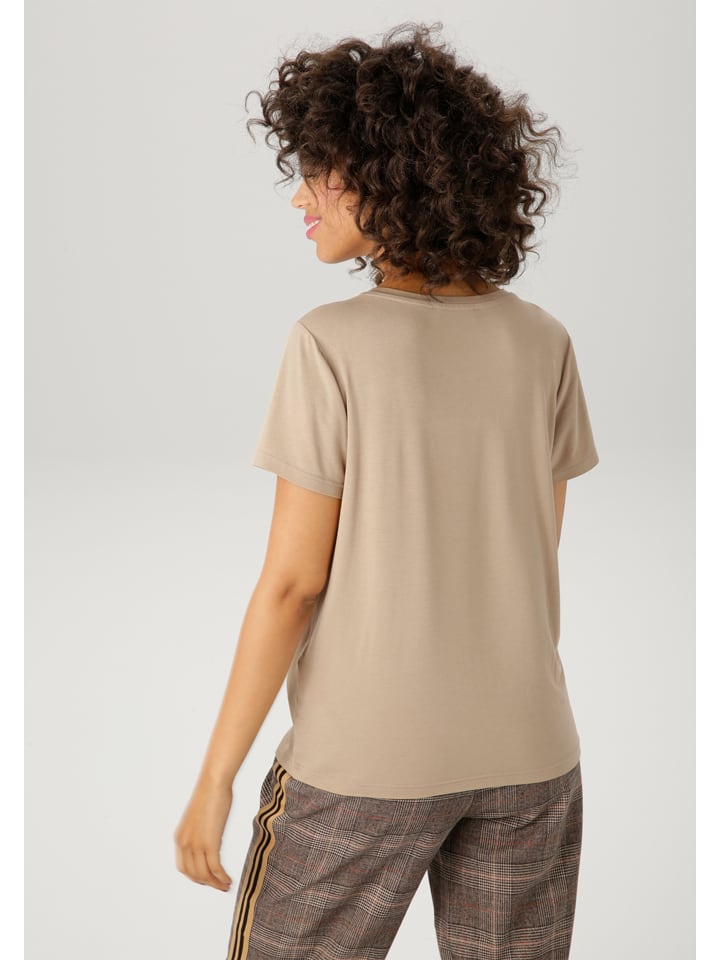 Tričko Aniston Beige 1134875 Shirt in Beige - 2