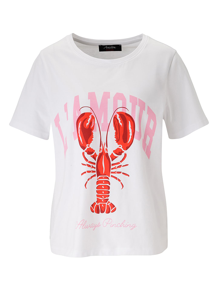 Tričko Aniston Weiß 8983946 Shirt in Weiß - 3