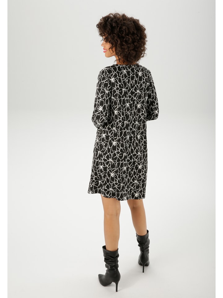 Šaty Aniston Schwarz/ Weiß 1449268 Kleid in Schwarz/ Weiß - 2