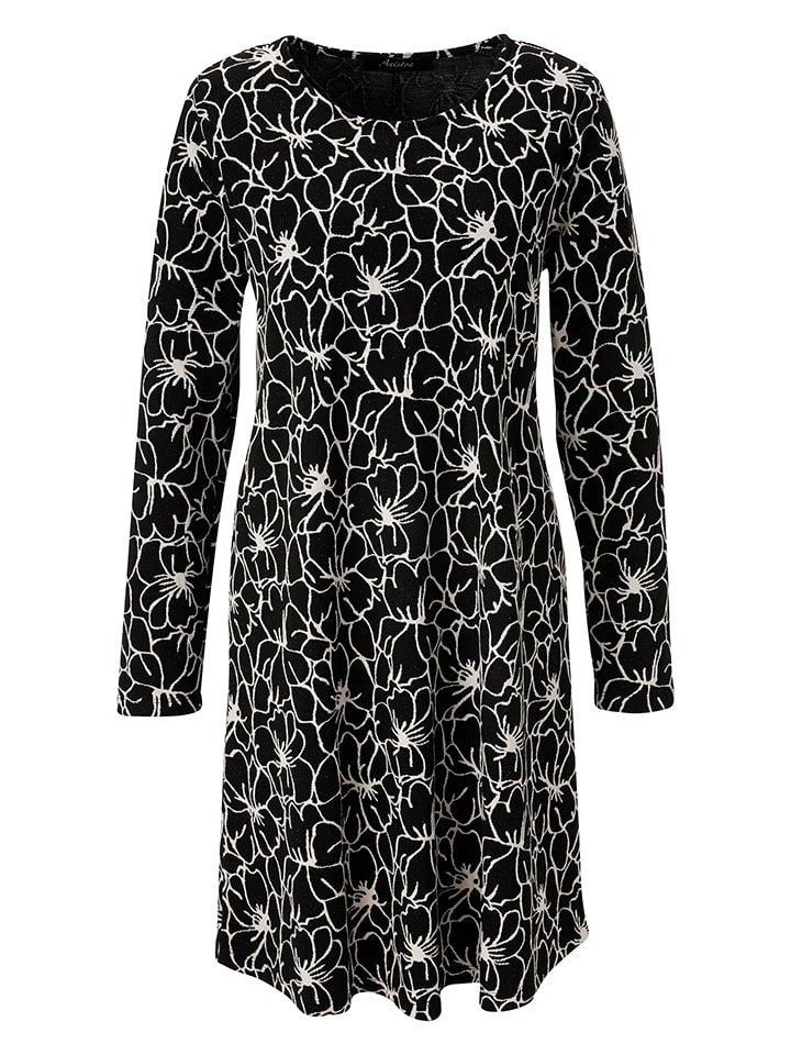 Šaty Aniston Schwarz/ Weiß 1449268 Kleid in Schwarz/ Weiß - 3