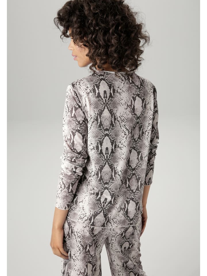 Aniston Grau 3418693 Longsleeve in Grau - 2