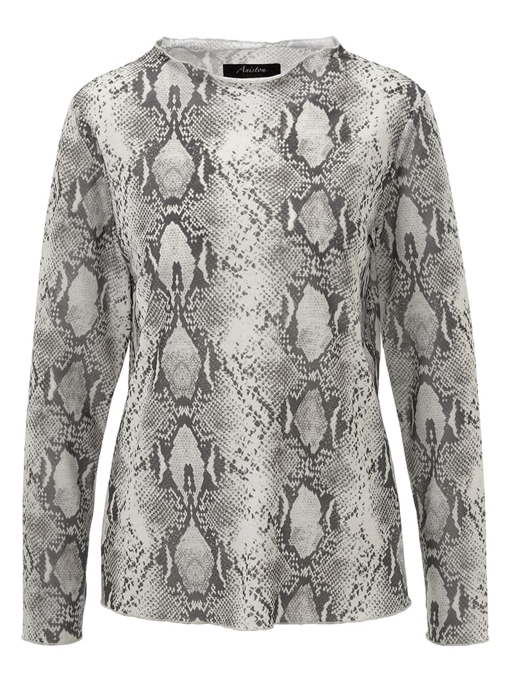 Aniston Grau 3418693 Longsleeve in Grau - 3
