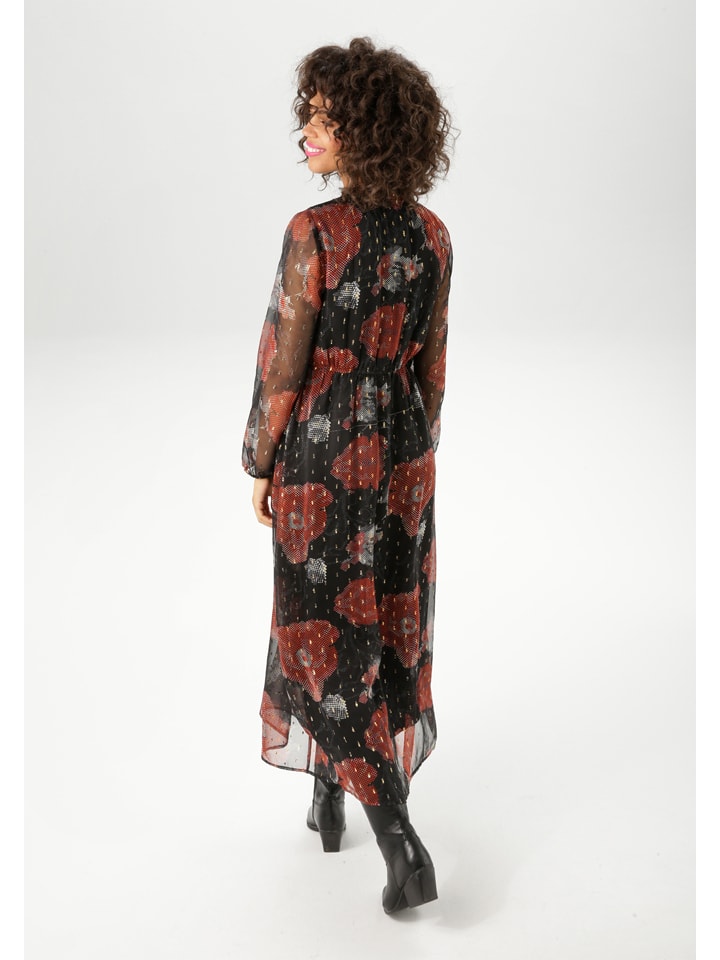 Šaty Aniston Schwarz/ Rot 6965227 Kleid in Schwarz/ Rot - 2